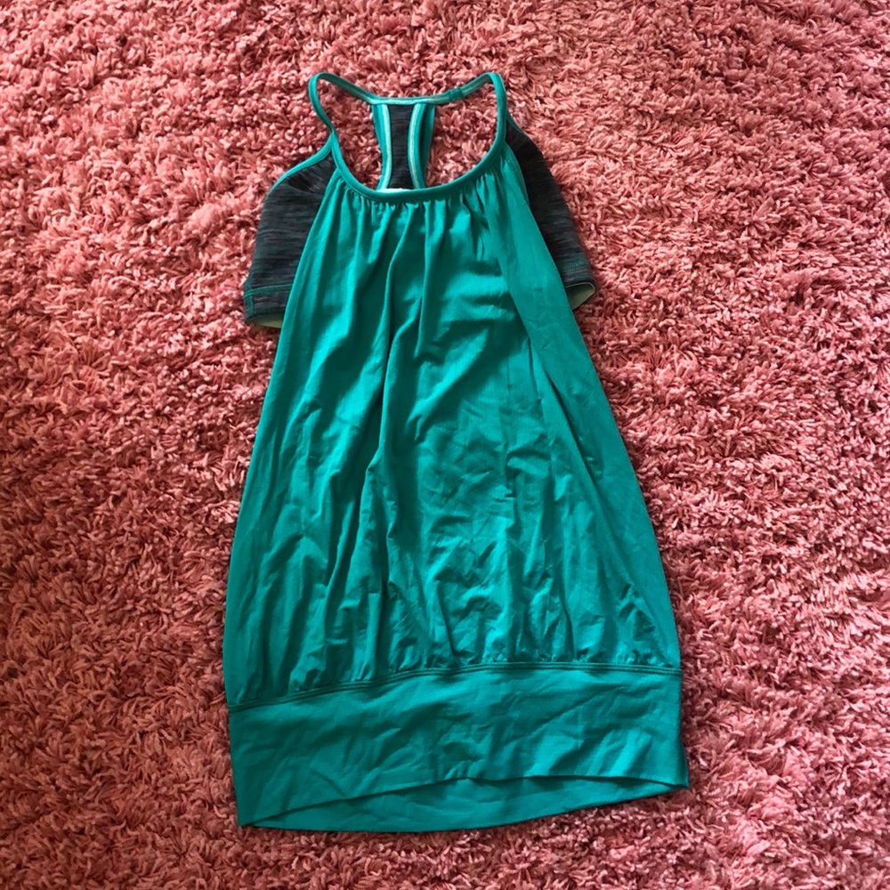 Lululemon bra and connected tank top